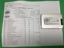 Crucial M500 960GB SATA 2.5” SSD Internal Hard Drive - GOOD 91% HEALTH picture