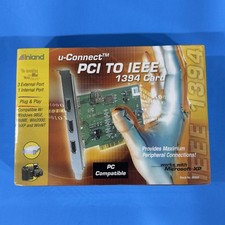 Inland  U-Connect PCI to IEEE 1394 Port Card-3 Ext. Port & 1 Int. Port-New picture