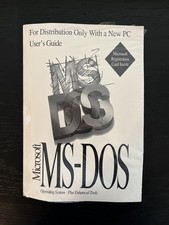 Microsoft MS DOS 6.22 w/COA and 3 1/2