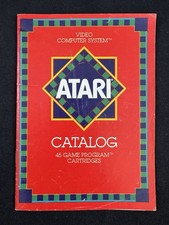 Vintage 1981 Atari Video Computer System Catalog - 45 Games - Made in USA picture