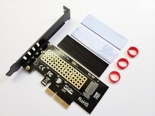 M.2 NVME 2280 SSD to PCIe PCI Express 4.0 x4 Convertor Adapter Card + Heatsink picture