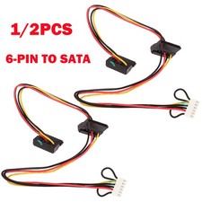 1/2PC 6-Pin To 2-Port HDD SATA Power Socket Cable Conector For Acer Computer HOT picture