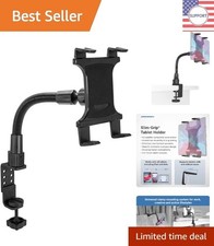 Heavy Duty C-Clamp Tablet Holder with 12-Inch Gooseneck for iPad & Galaxy picture