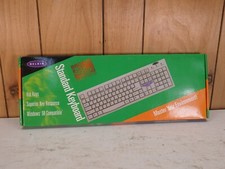 Belkin (F8E223) PS/2 Wired White Standard 104-Key Keyboard NEW picture
