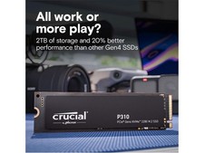 P310 2TB 2280 PCIe Gen4 3D NAND NVMe M.2 SSD - Up to 7,100 MB/s - Shift Crucial picture
