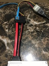 StarTech.com 6in Slimline SATA to SATA Adapter with Power - Slim SATA (F) to SAT picture