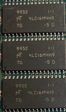 36pcs Micron ICs part number MT4LC16M4H9TG Tsop on board picture