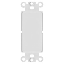 Big-A - Blank Decorative Wall Plate 1-Gang Keystone Decorator Insert, Keyston... picture