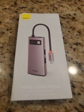 Baseus 4 In 1 Type C Hub Docking Station Metal Gleam Series picture