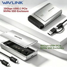 Dual-Bay USB 3.2 M.2 NVME SSD Enclosure 20Gbps for M.2 SSD of M-Key or M+B Key picture
