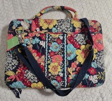Vera Bradley Happy Snails Laptop Portfolio Paded Case Zip Around NEW NWT picture