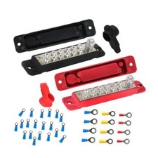 12 Point Busbar Bus Bar Power Distribution 180A 12V DC Red 12V 180A 12 Point picture