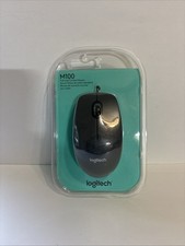 2 Pack Logitech M100 Wired Mouse - Brand new Sealed picture