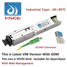 1.25/2.25G 1310nm 20km  XPON ONU Stick With MAC SC HSGQ V08 with DDM XPON picture