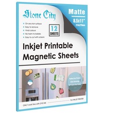 Printable Magnetic Sheets Matte 12 Sheets picture