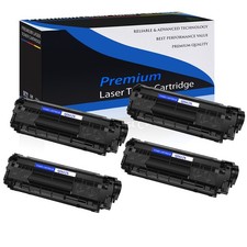 4PK Q2612X 12X Toner Cartridge for HP LaserJet M1319 M1319f 1010 1012 3050 3052 picture