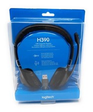 Logitech H390 Over-Head Comfort USB Headset w/ Noise-Canceling Microphone * NEW picture