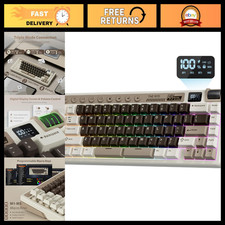 Wireless Mechanical Keyboard with Display & Macro Keys - Gaming & Office Use picture