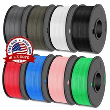 Paquete de filamentos para impresora 3D, PLA, 1,75 mm, multicolor, mate US NUEVO picture