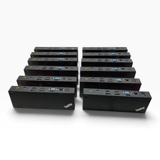 LOT OF 12Lenovo ThinkPad Thunderbolt 3 Dock DBB9003L1 Type 40AC NO POWER ADAPTER picture