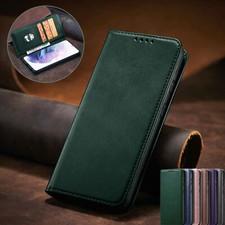 Luxury Leather Magnetic Wallet Cover Case For 16 15 14 13 12 11 Pro Max X XR 7 8 picture