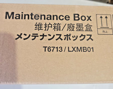 Genuine OEM T6713 LXMB01 Epson Maintenance Kit Box LX-10000F LX-7000F WF-C17590 picture