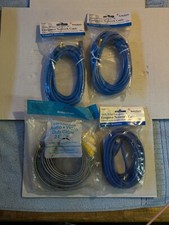 Lot of 4 Radio Shack Cables 14Ft Category 5E & 24Ft Low Loss Dual Audio Video picture