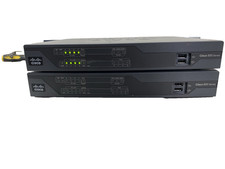 LOT OF 2 Cisco 891-K9 CISCO891-K9 V02 Integrated Service Router picture