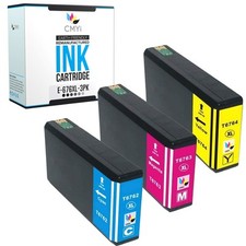 CMYi 3-Pack Compatible 676XL Color Ink for Epson WorkForce Pro WF-4530 WF-4533 picture