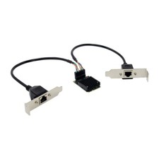 MINI PCIE To Dual Port Gigabit Ethernet 100/1000M Lan Card Intel 82583 picture