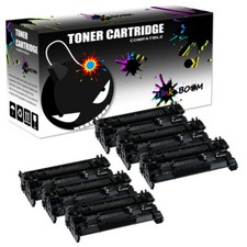 6 Black Toner Cartridge for 052H i-SENSYS LBP212dw LBP214dw LBP215x picture