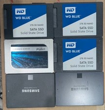 Lot of 6 Mixed Brand Mixed Models 1TB 2.5