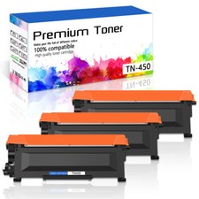 3PK TN450 TN420 Black Toner Cartridge for Brother DCP-7060D 7065DN HL-2130 2135W picture