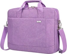 17.3-17 Inch Laptop Bag, Computer Bag, MacBook Bag, Lavender | Expandable splash picture