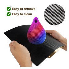 220x220mm Carbon Fiber PEI Spring Steel Print Bed For Anet A8 picture