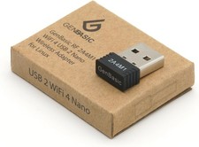 WiFi 4 USB Nano Wireless Network Dongle Adapter for Linux Black picture