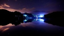 Landscape night stars dark Custom Gaming Mat Desk picture