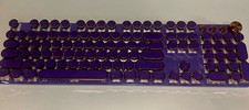 EWEADN Seunkwang V20 Purple Typewriter Mechanical Keyboard with Lighting Effects picture