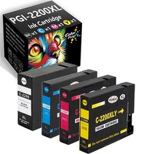PGI-2200XL Ink Cartridge 4 Pack Compatible for Canon Maxify MB5120 MB5420 iB4120 picture