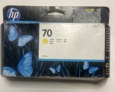 GENUINE HP 70 YELLOW C9454A DESIGNJET Z2100 Z3100/3200 Z5200 Date: 2022/2023 picture
