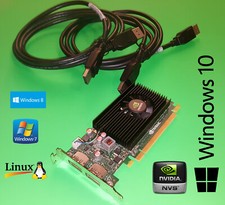 Dell Optiplex GX280 GX620 745 755 SFF Dual Video Card + 2x 6' Displayport Cables picture