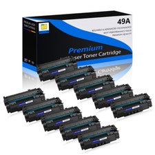 10PK Q5949A 49A High Yield Black Toner For HP LaserJet 1160 1320 1320n 3390 3392 picture