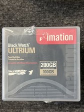 Lot 5 Genuine Imation Black Watch Ultrium Tape Cartridge 200GB/100GB- New Sealed picture