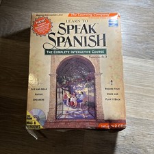 The Learning Company Learn to Speak Spanish 6.0 Complete Set picture