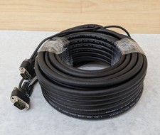 C2G 50230 VGA + 3.5mm Stereo Audio A/V Cable Male to Male - 50ft picture