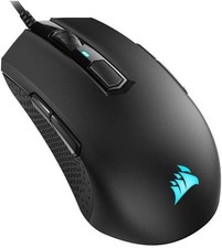 Corsair M55 RGB PRO Gaming Mouse Ambidextrous Wired Used picture
