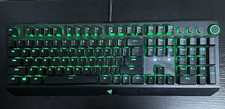 Razer Black-widow Elite gaming keyboard green clicky switches ￼ picture