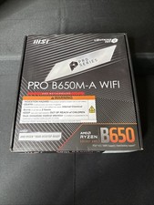 Brand New MSI PRO B650M-A WIFI AM5 DDR5 AMD Micro ATX Motherboard picture
