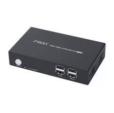 Pway PW-S7201H HDMI KVM Switch 4K Resolution 2 IN 1 OUT HDMI+ KVM SWITCH picture
