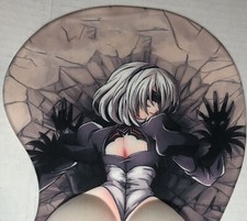 3D Ergonomic Anime Mouse Pad Nier Automata Gel Mat With Wrist Rests 3D Game Hot picture